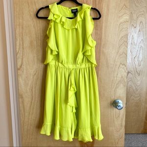 Prabal Gurung for Target Lime Ruffle Dress - 8